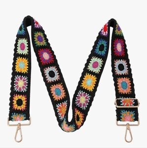 Granny Square Guitar Strap Crossbody Replacement Strap